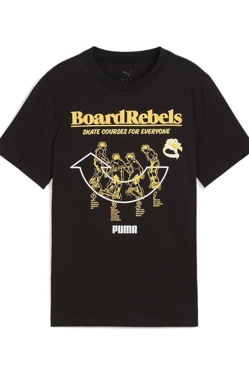 Puma MID90S Graphic Tee I-Black Tişört-Siyah