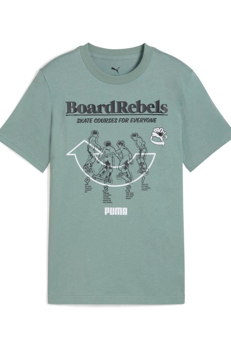 Puma MID90S Graphic Tee I-Green Moon Tişört-Yeşil