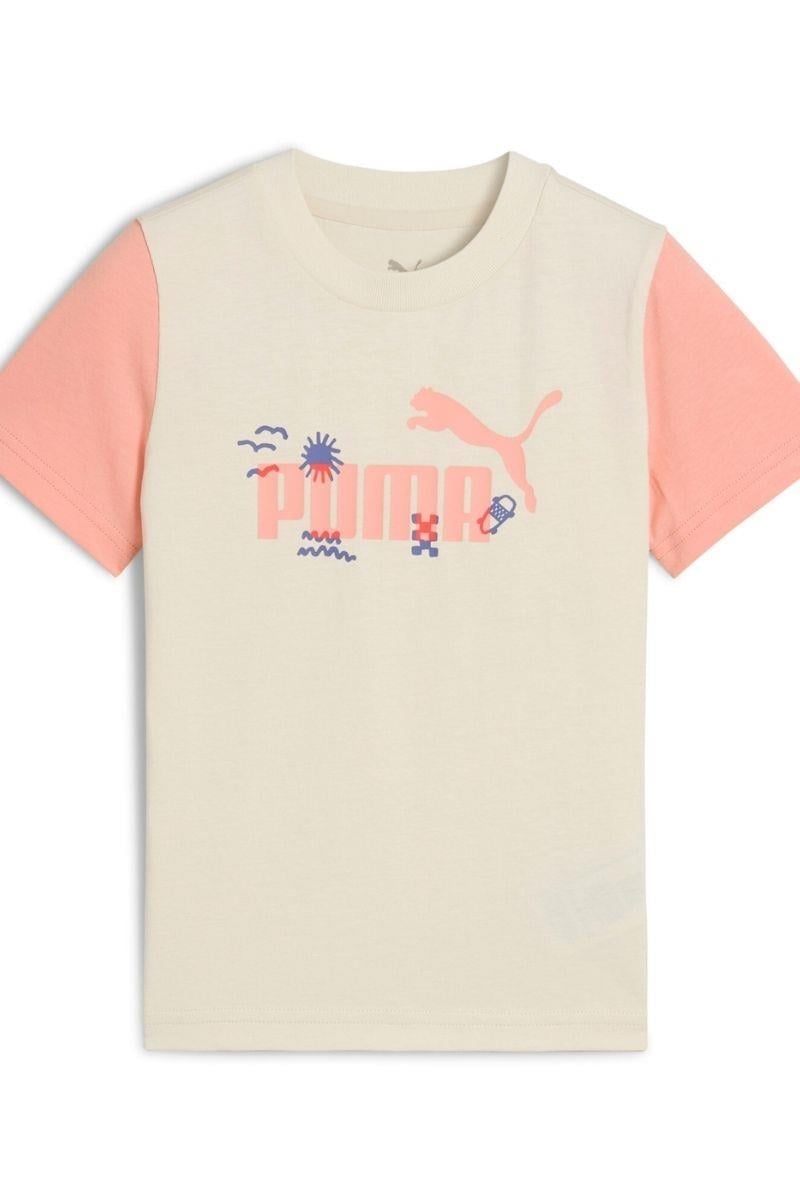 Puma SANDY ADVENTURES Tee-Alpine Snow Tişört-Krem