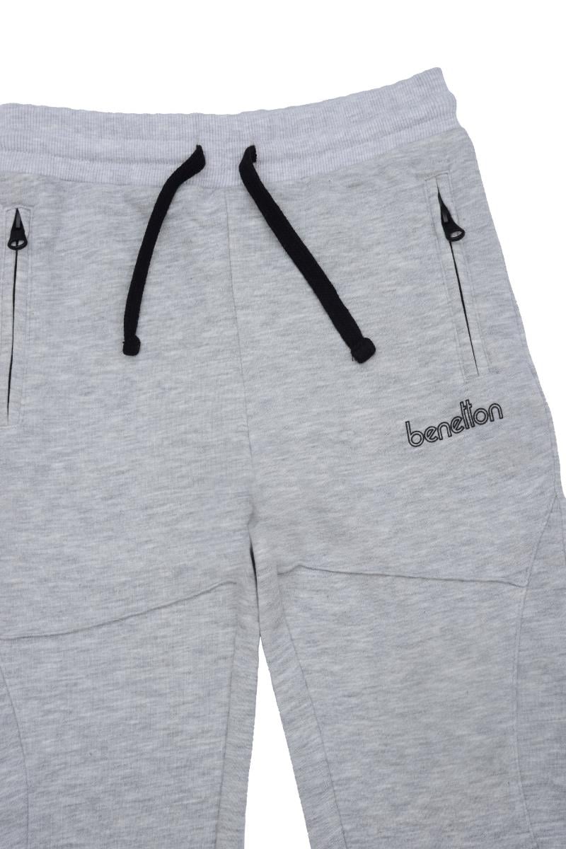 United Colors of Benetton BNT-B21628 Erkek Çocuk  Eşofman Altı Gri Melanj
