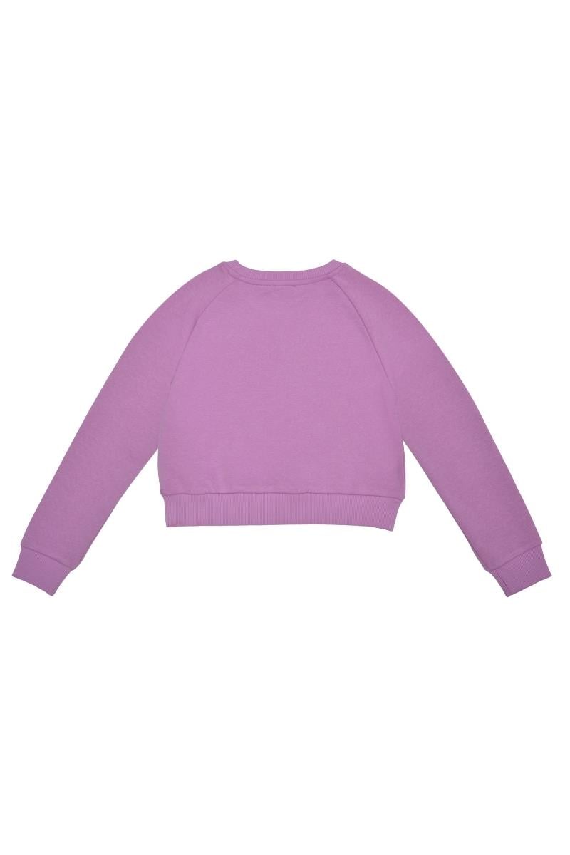 United Colors of Benetton BNT-G21543 Kız Çocuk  Sweatshirt Leylak Rengi