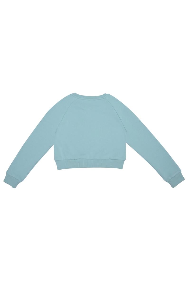 United Colors of Benetton BNT-G21543 Kız Çocuk  Sweatshirt Turkuaz