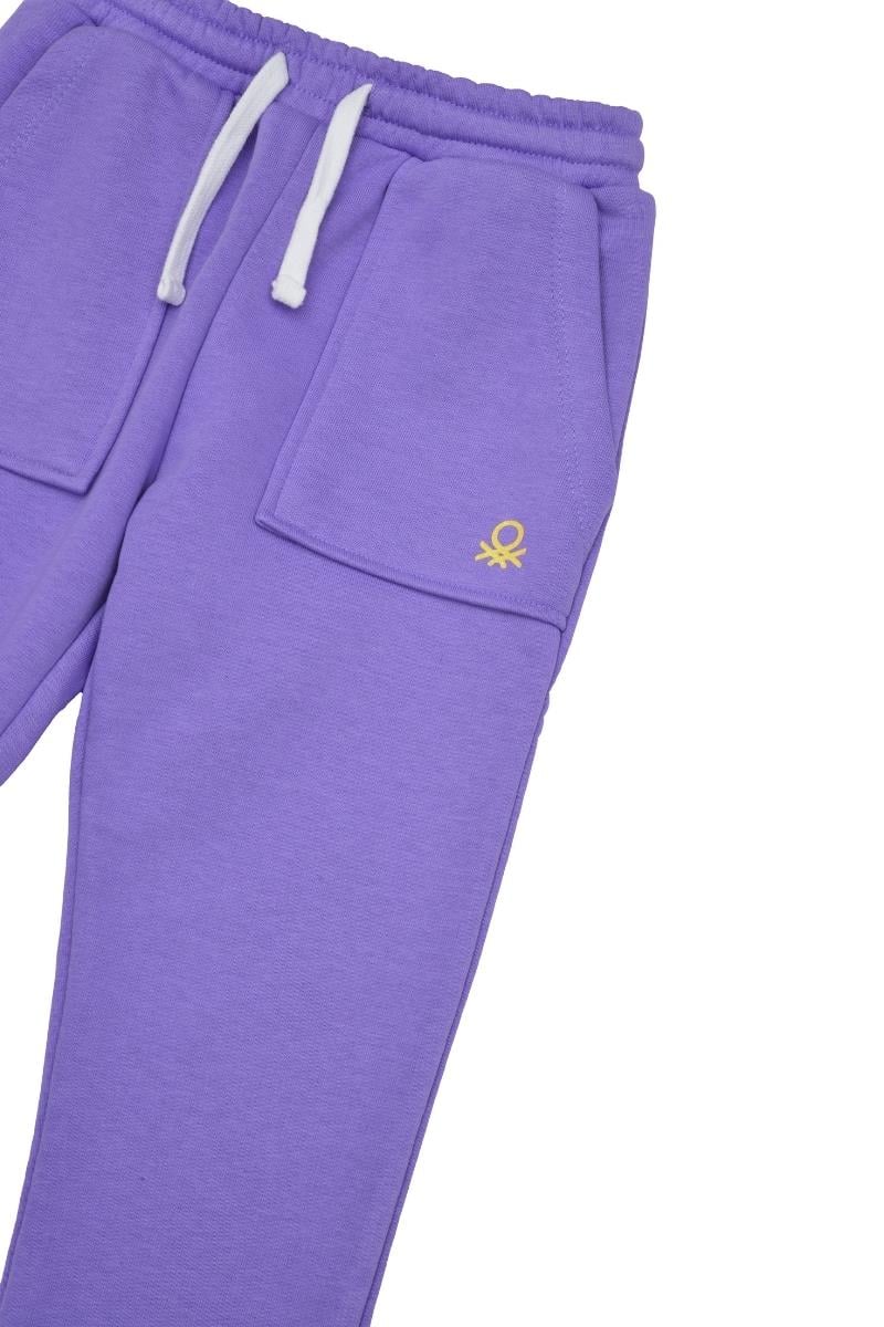 United Colors of Benetton BNT-G21547 Kız Çocuk  Eşofman Altı Lila