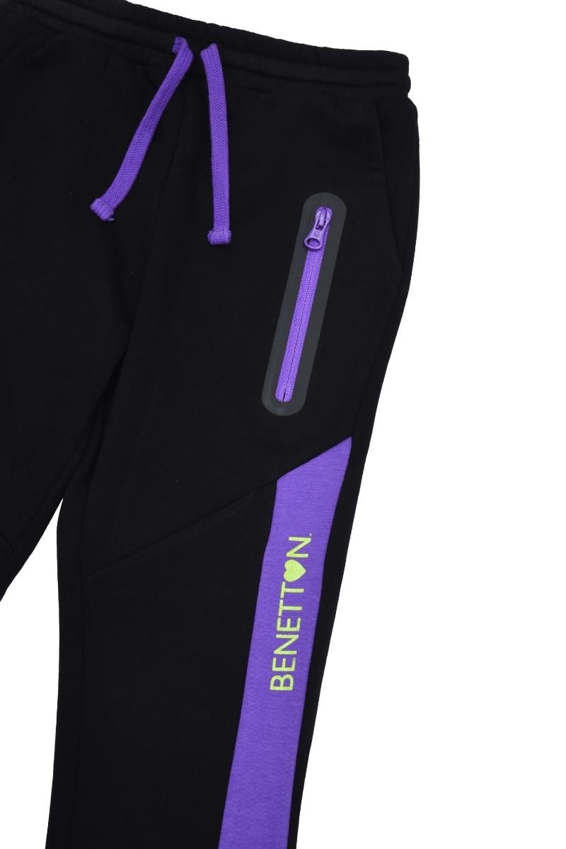 United Colors of Benetton BNT-G21560 Kız Çocuk  Eşofman Altı Siyah