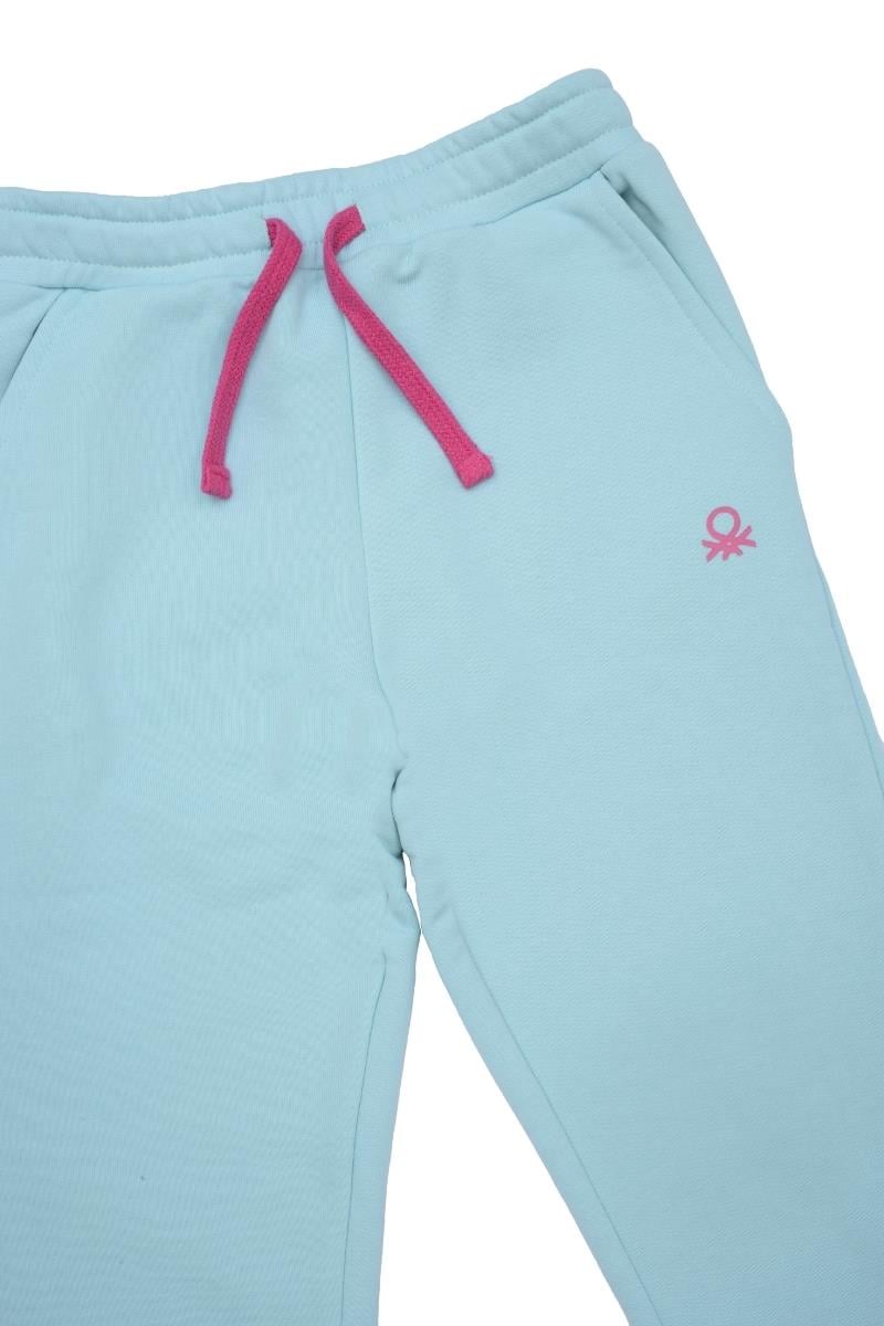 United Colors of Benetton BNT-G21584 Kız Çocuk  Eşofman Altı Mavi