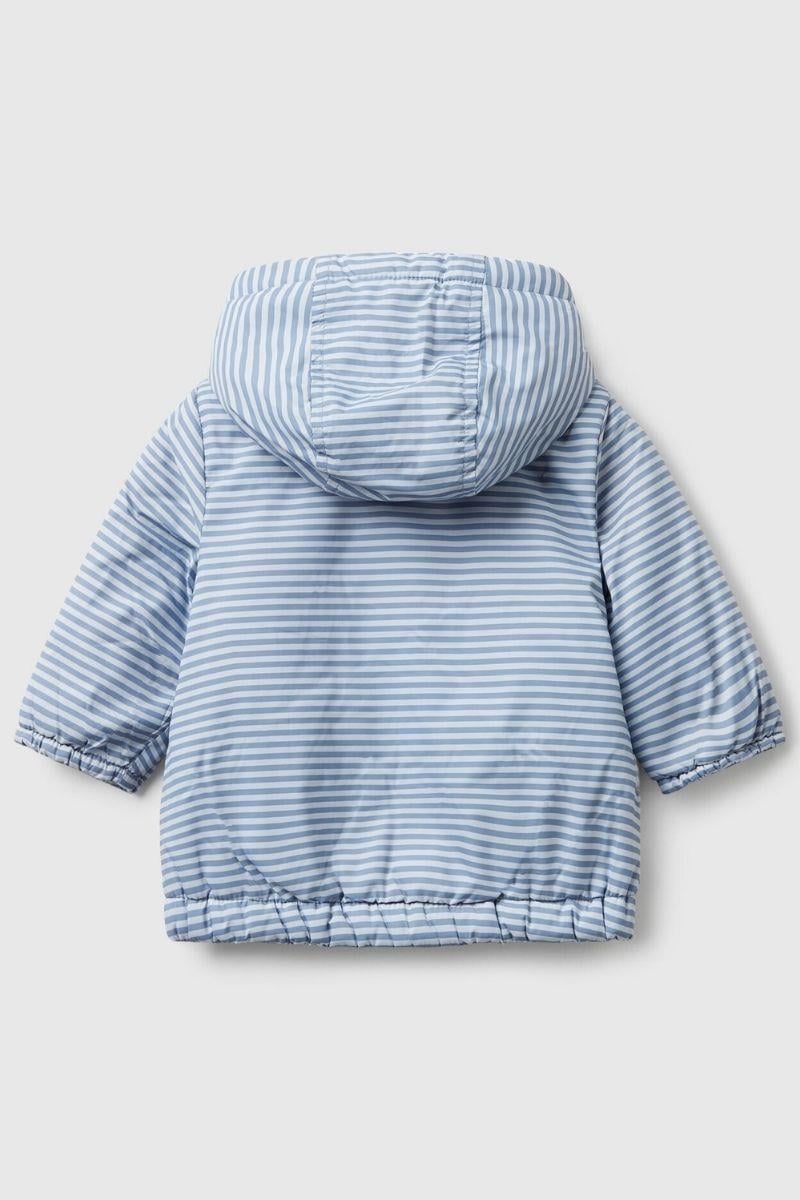 United Colors of Benetton Erkek Bebek 2TMRAN00T-25K Yağmurluk Mavi