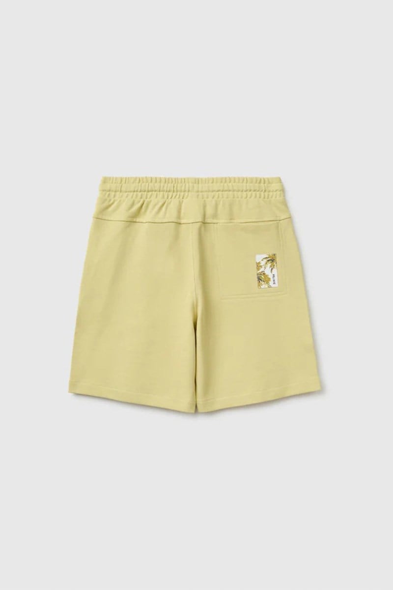United Colors of Benetton Erkek Çocuk Beli Lastikli Relaxed Fit Bermuda Şort Sarı 6-14 Yaş