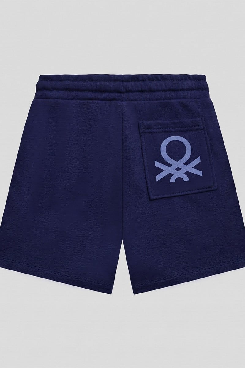 United Colors of Benetton Erkek Çocuk BNT- B23969 Şort Lacivert