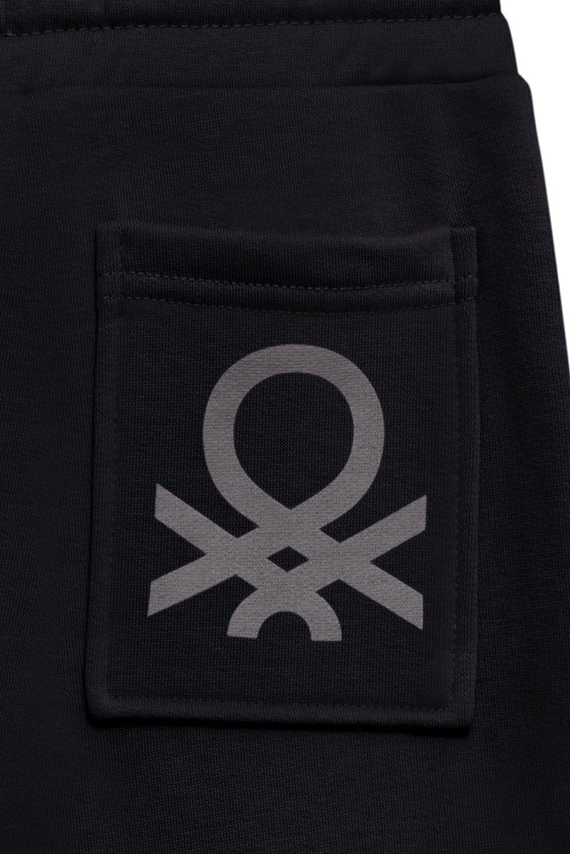United Colors of Benetton Erkek Çocuk BNT- B26324 Jogger Eşofman Altı Siyah