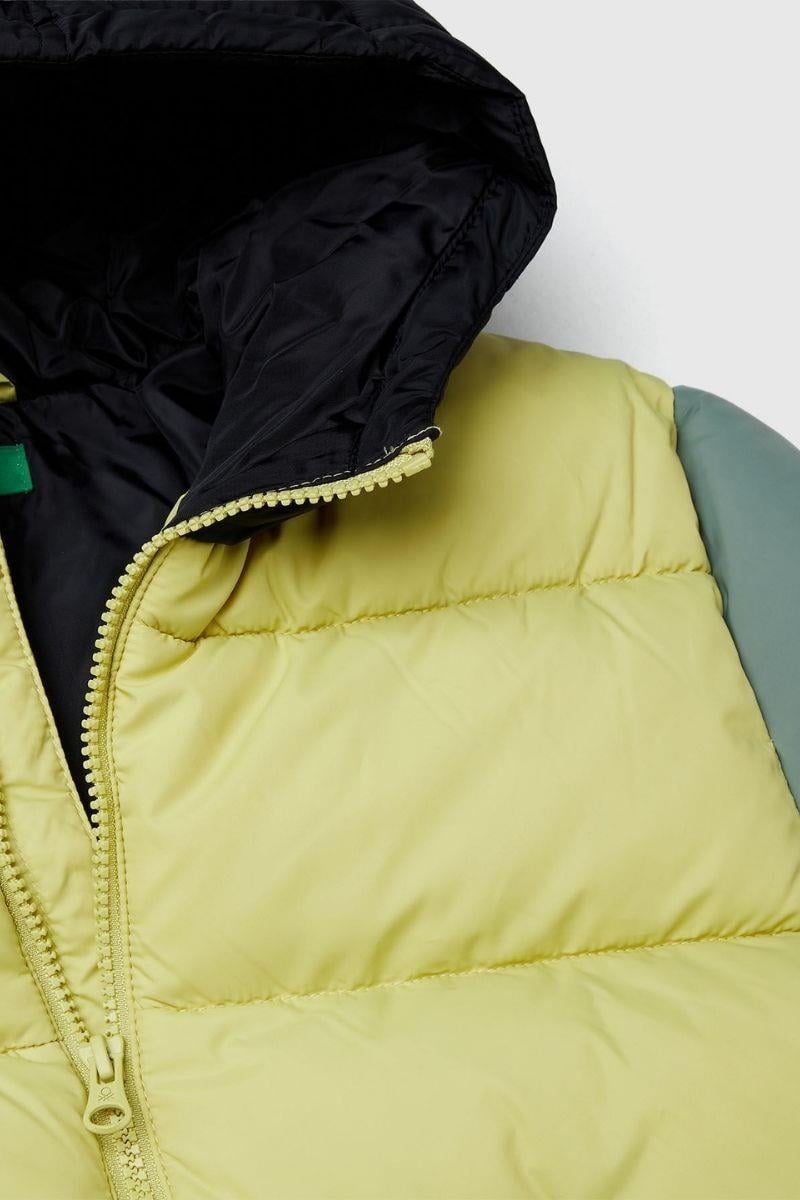 United Colors of Benetton Erkek Çocuk 2WU0CN06N-25K Mont Sarı