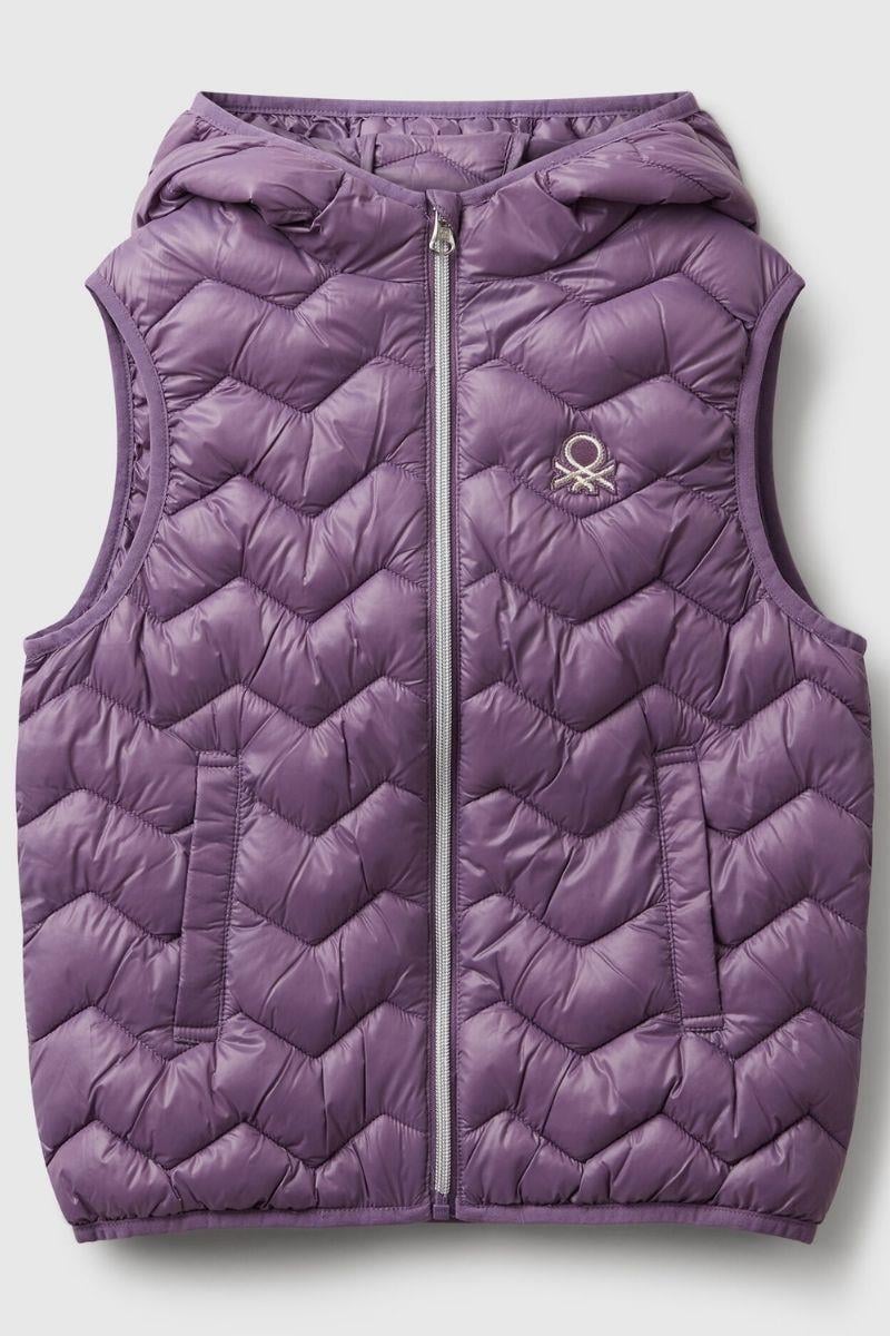 United Colors of Benetton Kız Çocuk 21INCJ00Q-25K Yelek Mor