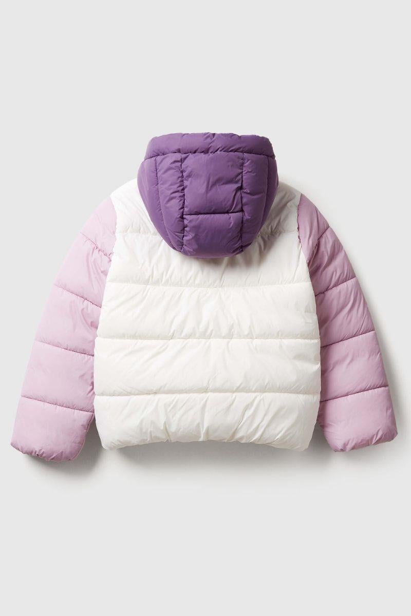 United Colors of Benetton Kız Çocuk 2LETCN04Y-25K  Mont Ekru