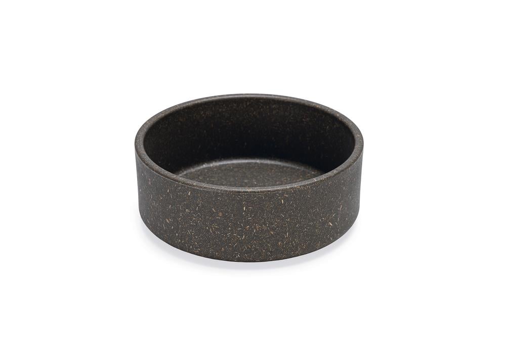 Beeztees DBL Köpek Mama Su Kabı, Bambu, Antrasit, 12cm, 300ml