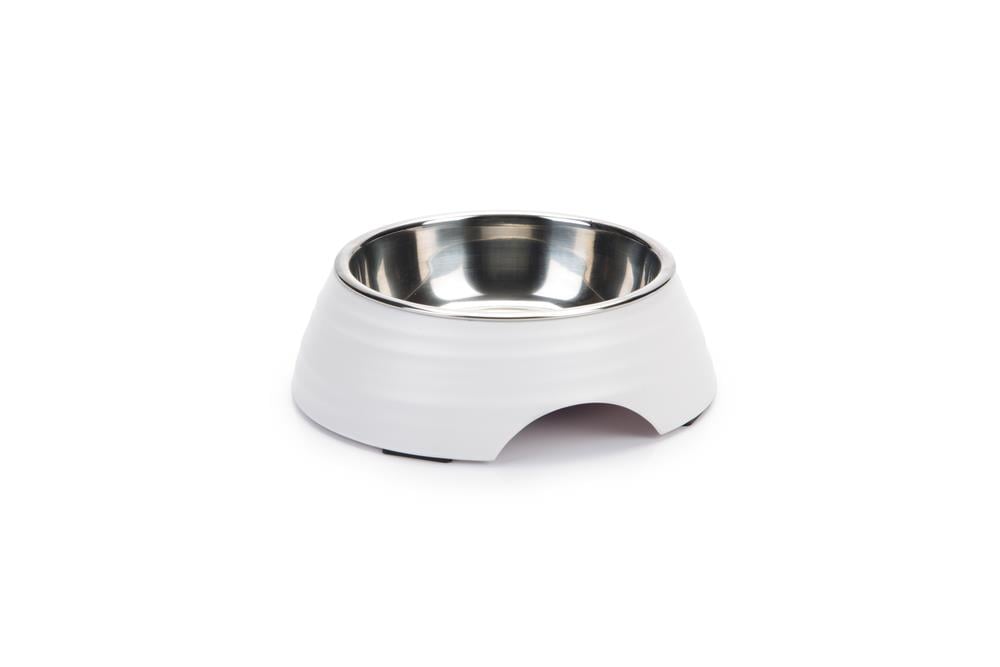 Beeztees Köpek Mama Su Kabı, Paslanmaz Çelik, 14cm