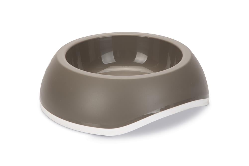 Beeztees Köpek Mama Su Kabı, Plastik, Premium, Gri, 18cm, 1,2L