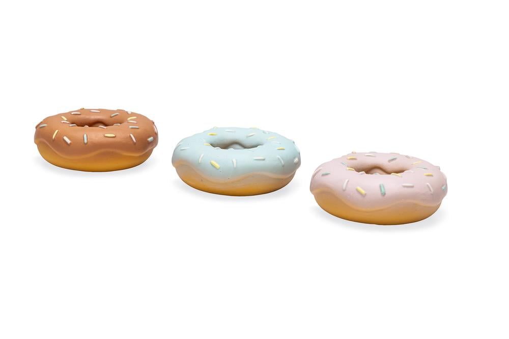 Beeztees Köpek Oyuncağı, Sesli, Donut, Lateks, Çeşitli Renklerde, 7x7x3cm