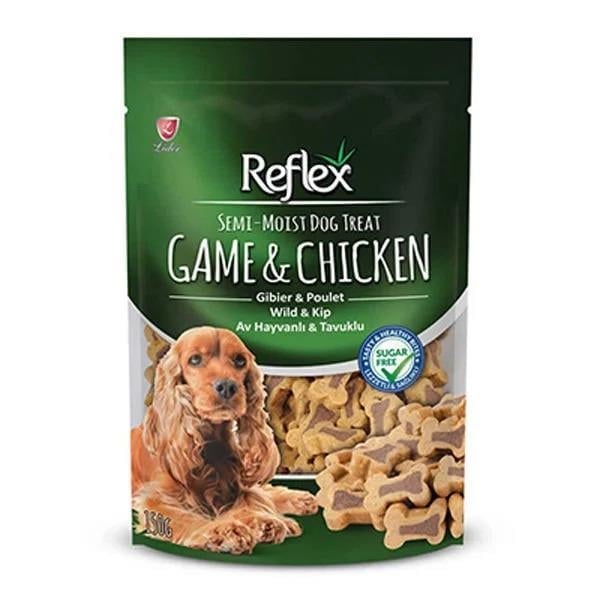 Reflex Game Chicken Av Hayvanlı&tTavuklu Yarı Islak Köpek Ödül Maması 150 Gr