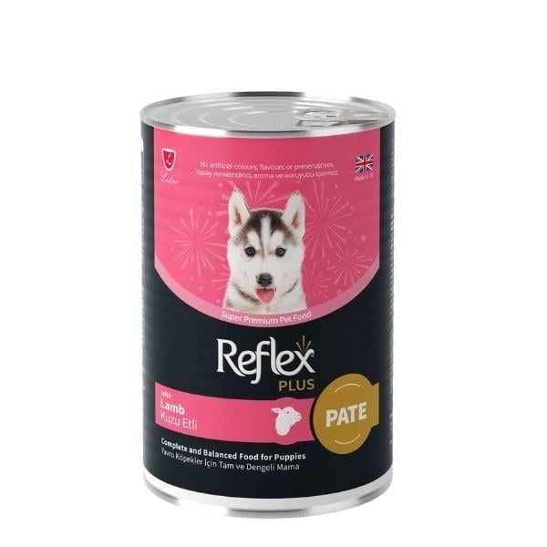 Reflex Plus Pate İçinde Kuzu Etli Yavru Konserve Köpek Maması 395 Gr