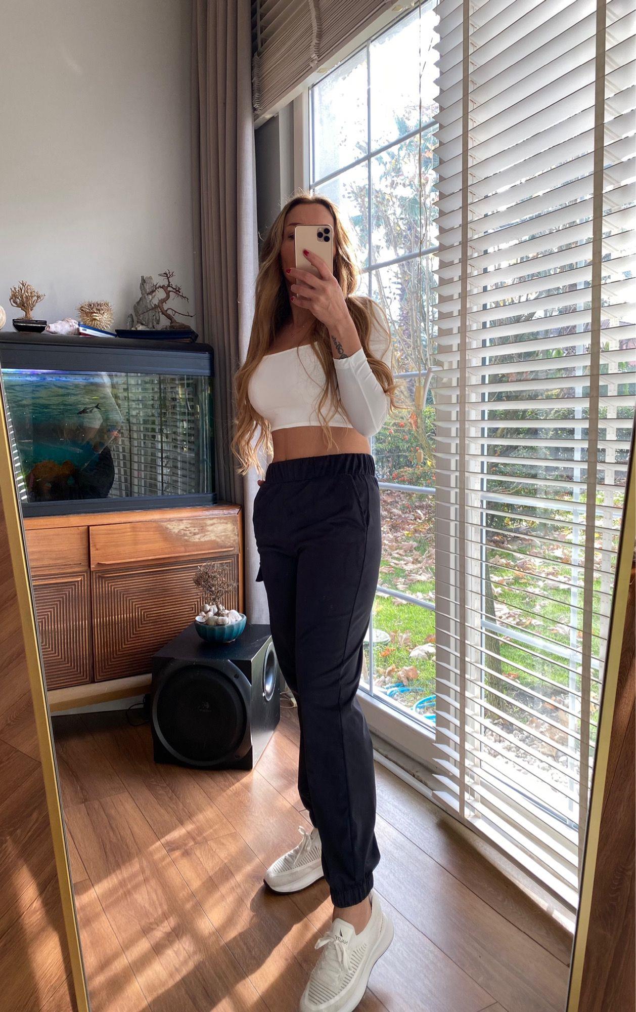 Paça Lastkli Süet Pantolon Füme