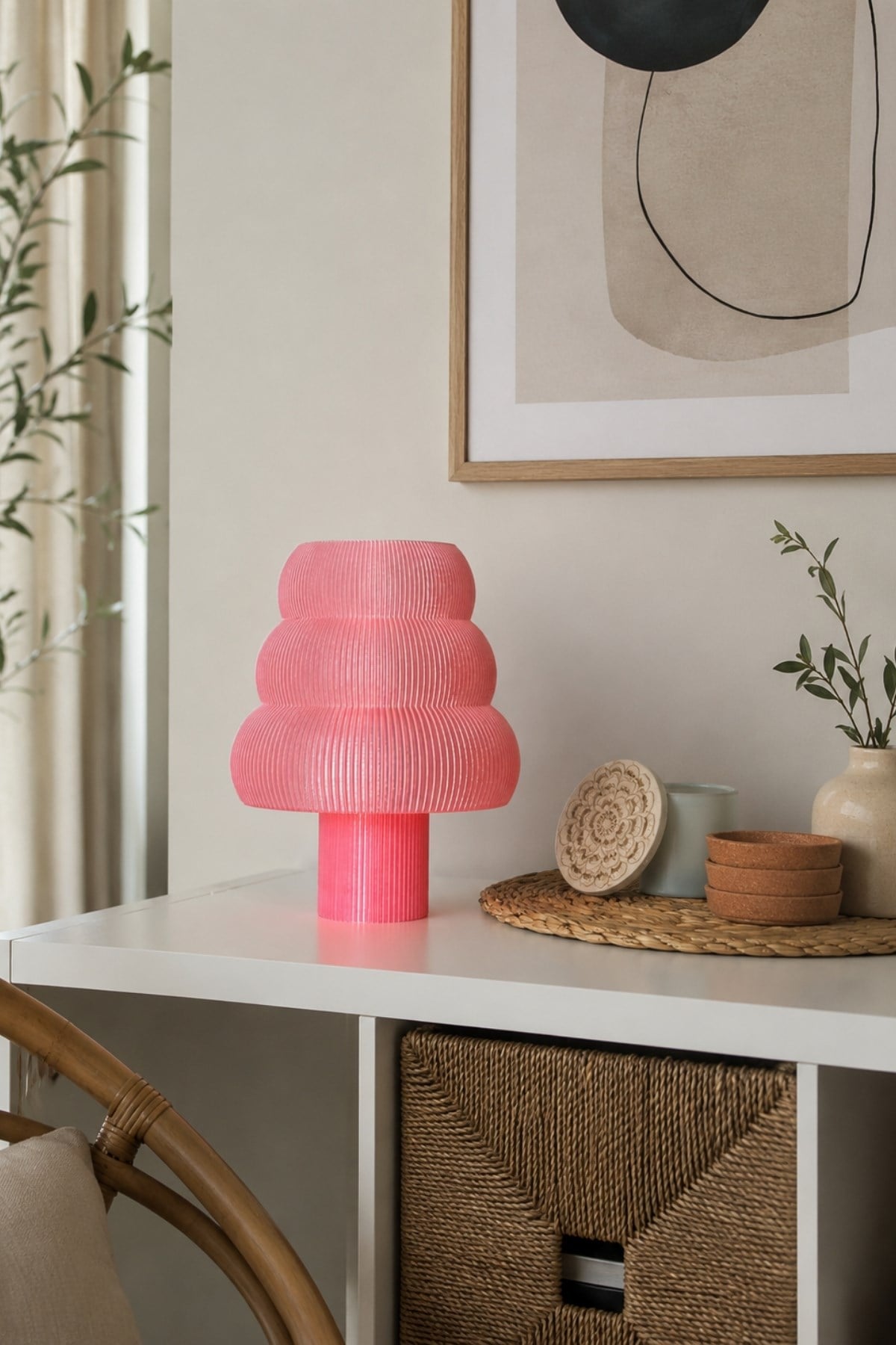 Aura Blush Masa Lambası | NUAEN Ev Dekorasyonu