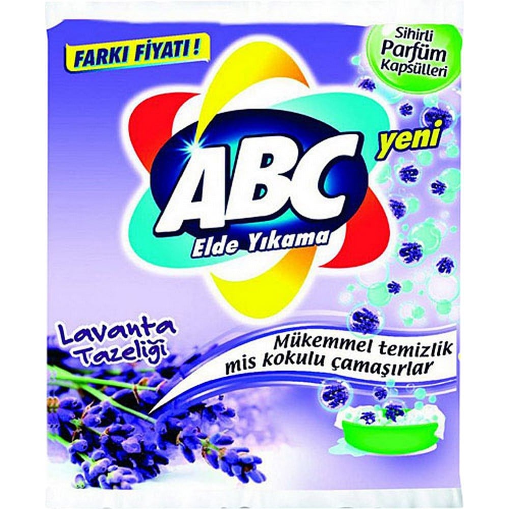 Abc Toz Elde Yıkama Lavanta Kokulu 600 gr