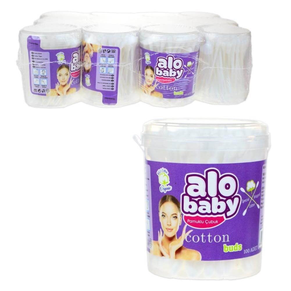 Alo Baby Kulak Çubuğu 100 lü x12 li Paket
