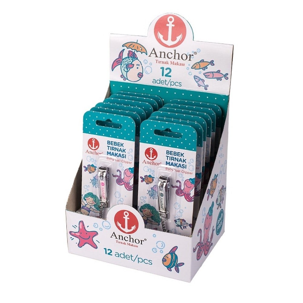 Anchor Bebek Tırnak Makası GX605 x12 li Paket