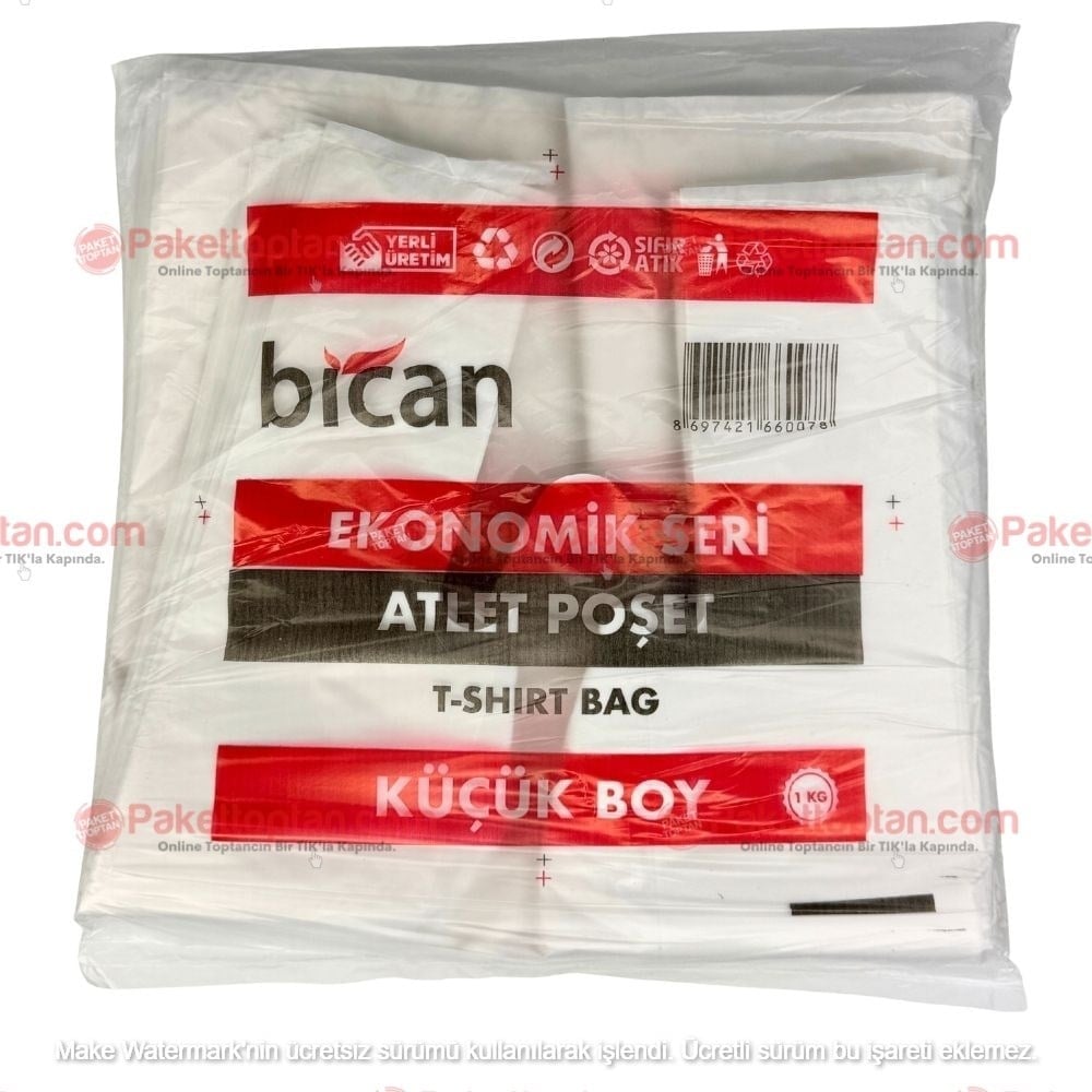 Bican Eko Hışır Beyaz Poşet Küçük Boy 1 Kg