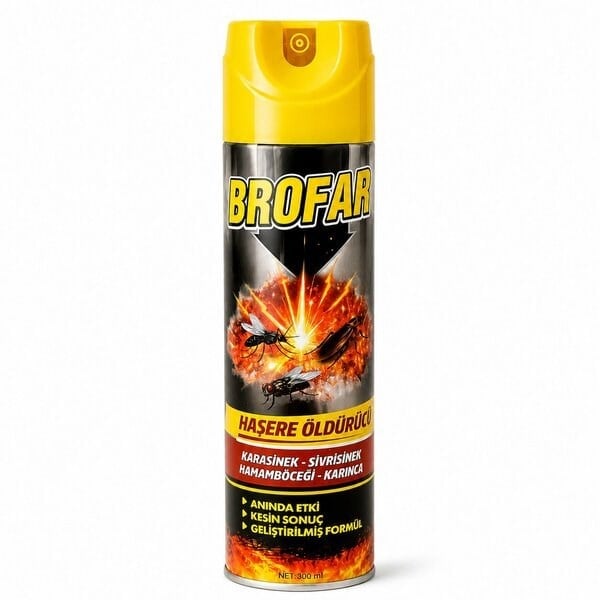 Brofar Haşere Öldürücü 300 Ml x12 li Paket