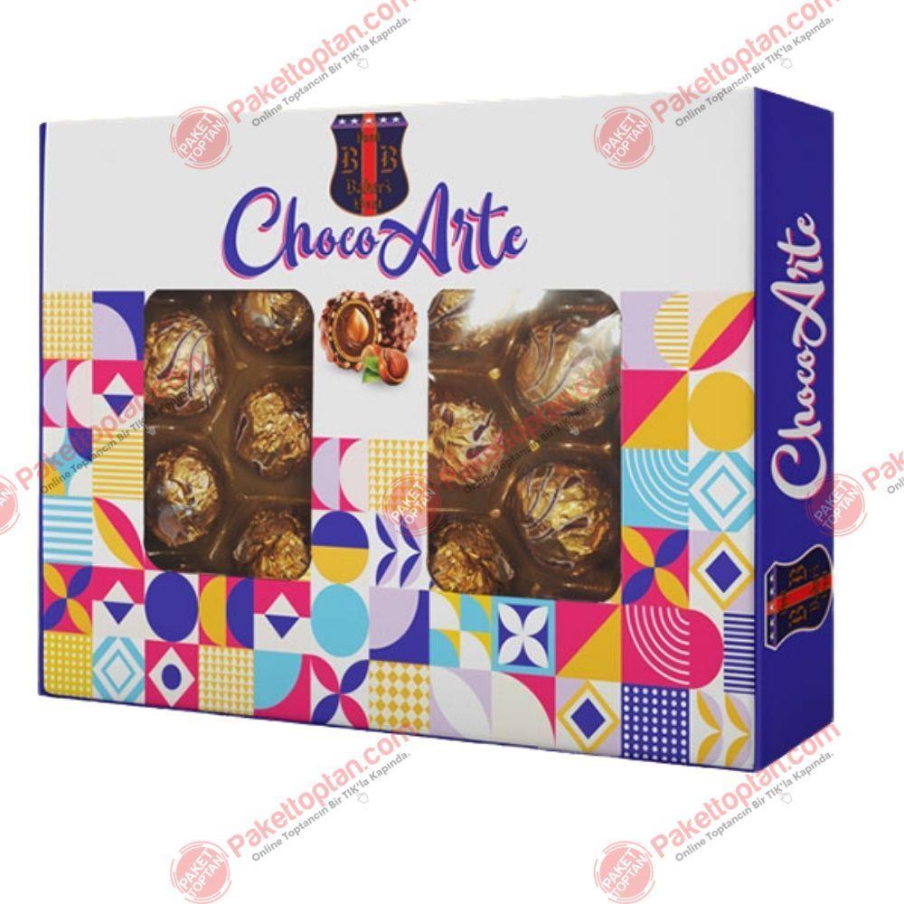 Choco Arte 250 Gr Sütlü Çikolata Kaplamalı Bütün Fındıklı Küre Gofret