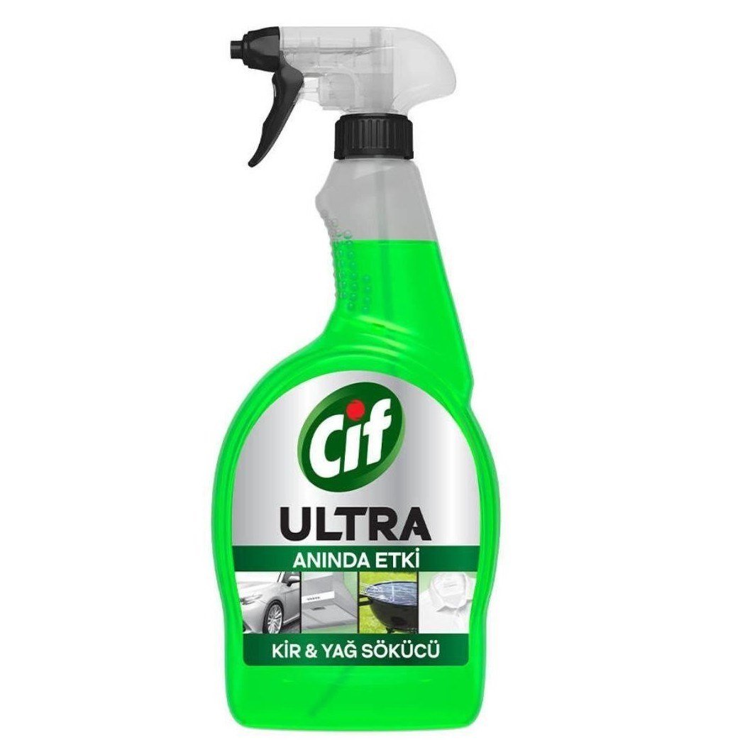 Cif Sprey Ultra Kir ve Yağ Çözücü 750 Ml