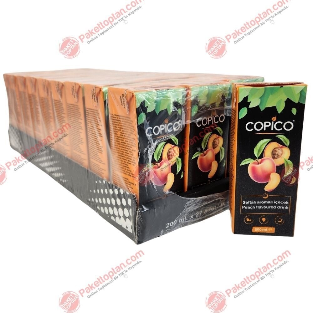 Copico 200 Ml Şeftali Aromalı İçecek x27 li Koli