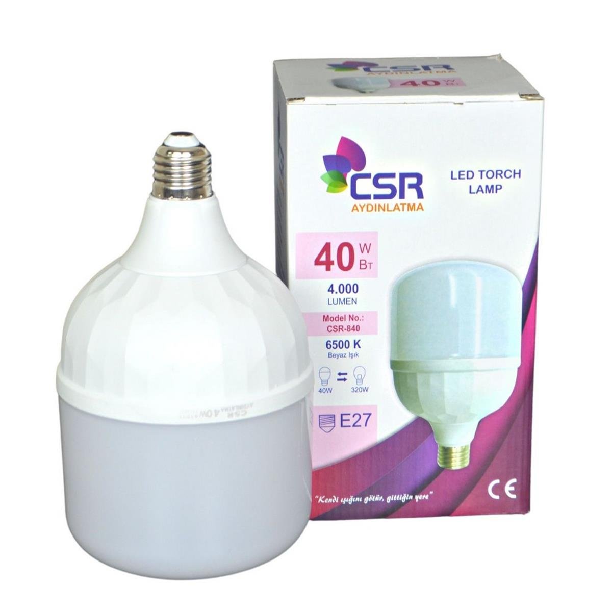 Csr Led Ampul 40 watt E27 4000 Lumen 6500 K