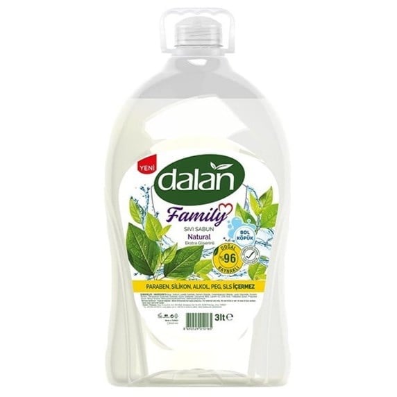 Dalan 3 Lt Sıvı Sabun Natural x4 lü Koli
