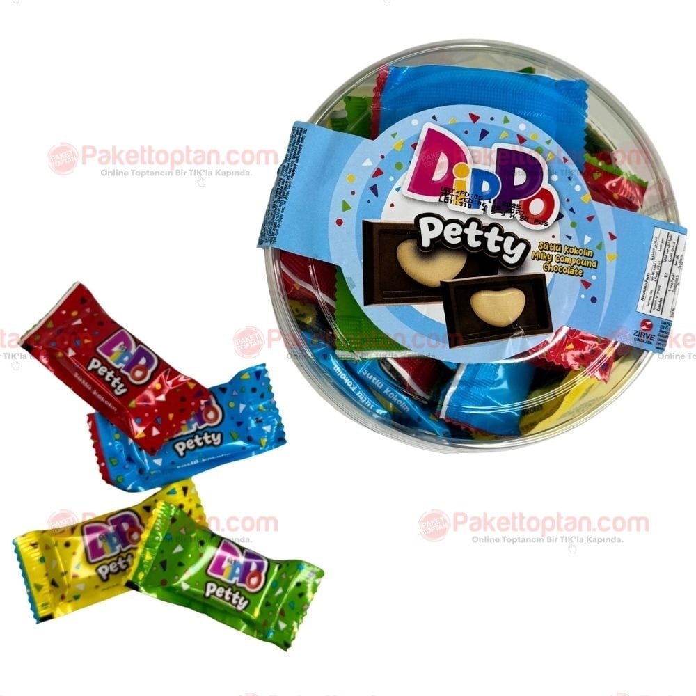 Dippo Petty 4,5 Gr 50 li Sütlü Kokolin
