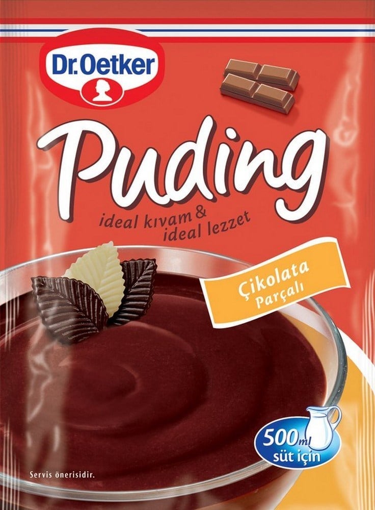 Dr.Oetker Puding Çikolata Parçalı 115 gr