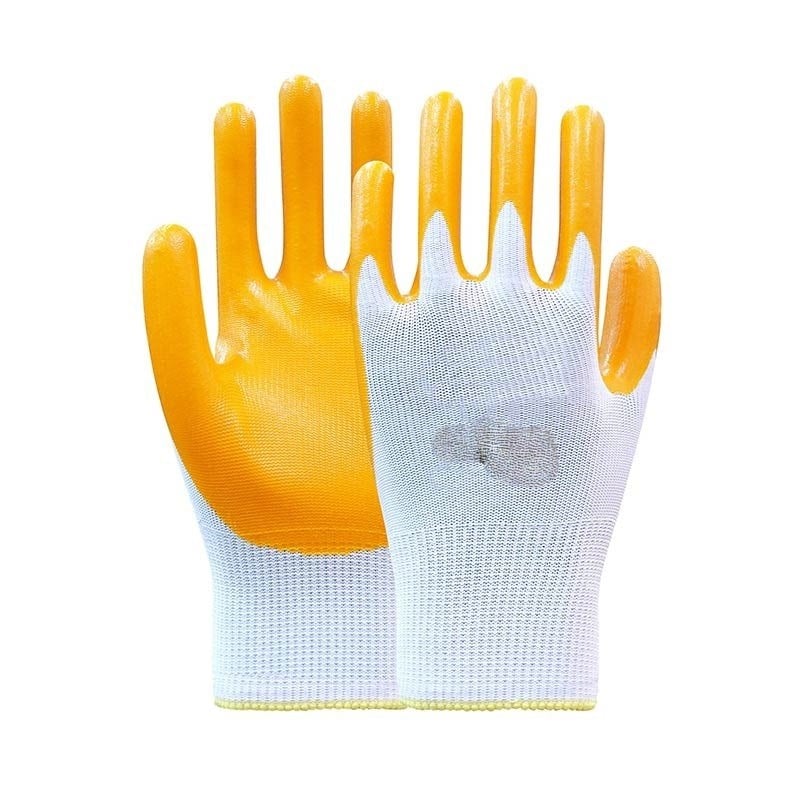 Eli Sarı İş Eldiveni 10 Numara x12 li Paket