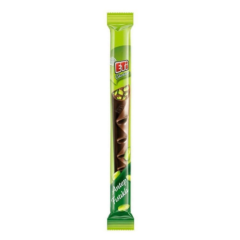 Eti Çikolata Çubuk Uzun Antep Fıstıklı 34 gr x16 lı Paket