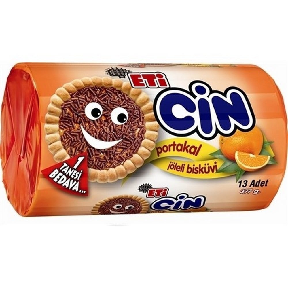Eti Cin 325 gr Bisküvi Portakal Soslu Bisküvi x10 lu Koli