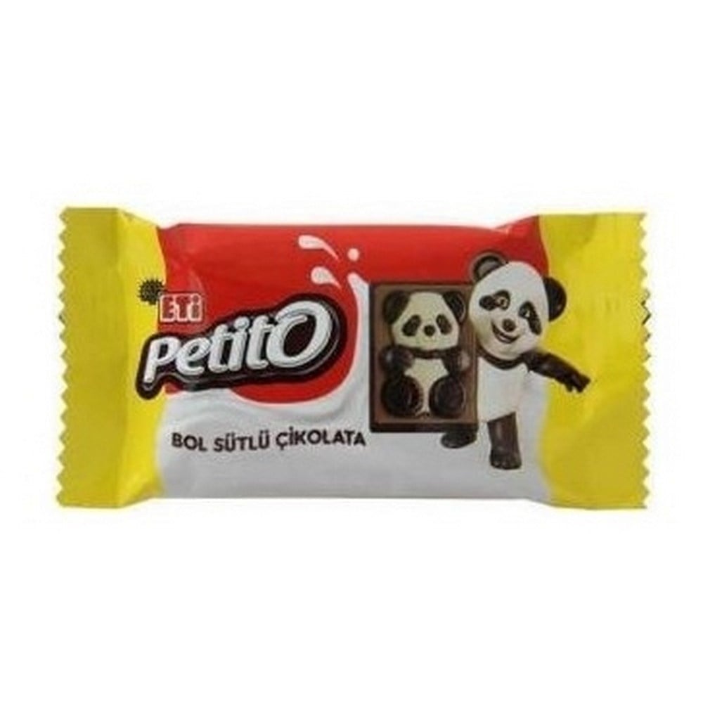 Eti Petito 8 Gr Ayıcık Bol Sütlü Çikolata x48 li Paket
