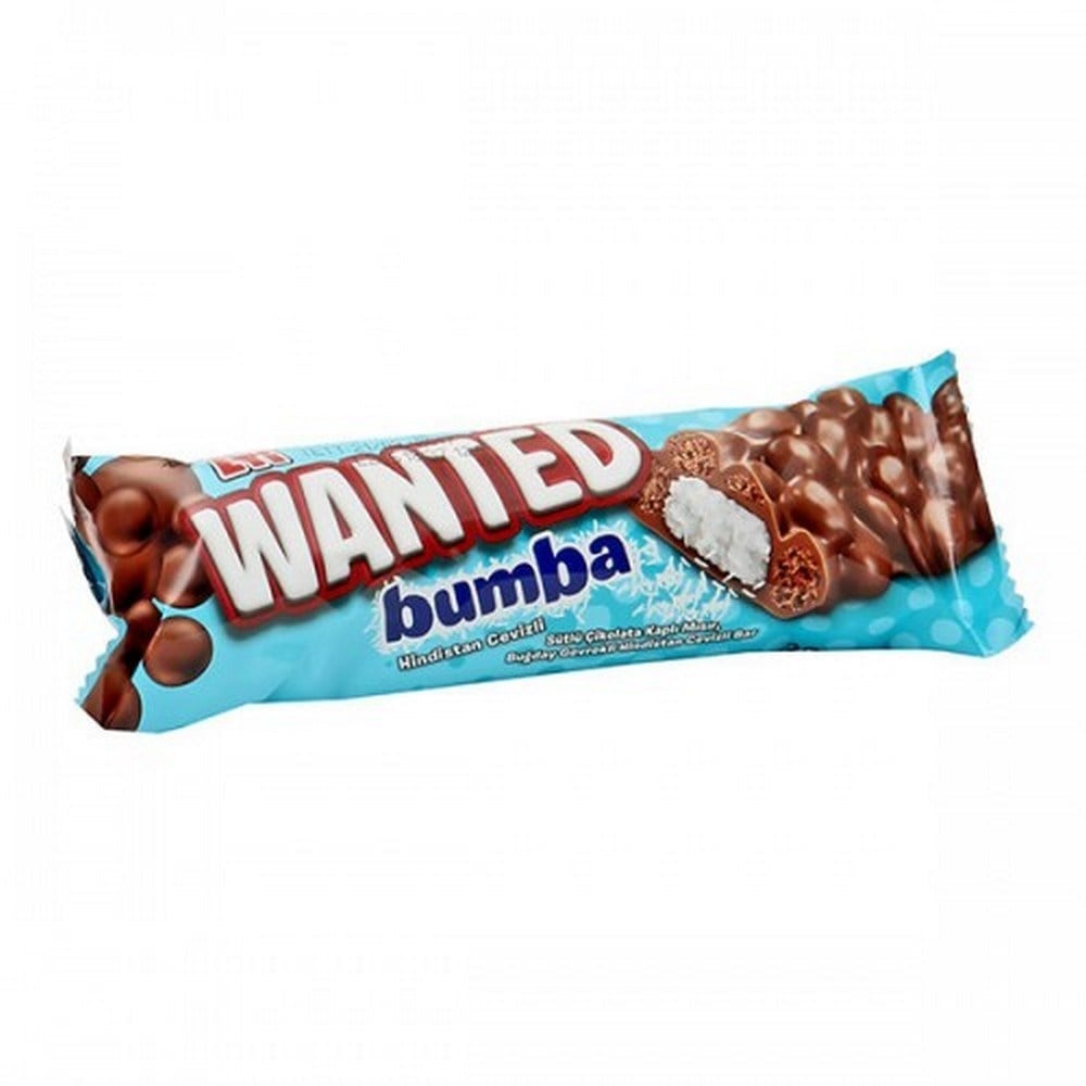 Eti Wanted Bumba Hindistan Cevizli 20 Gr x24 lü Paket