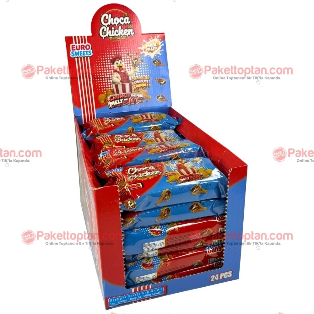 Euro Sweet Choco Chicken 45 Gr x24 lü Paket