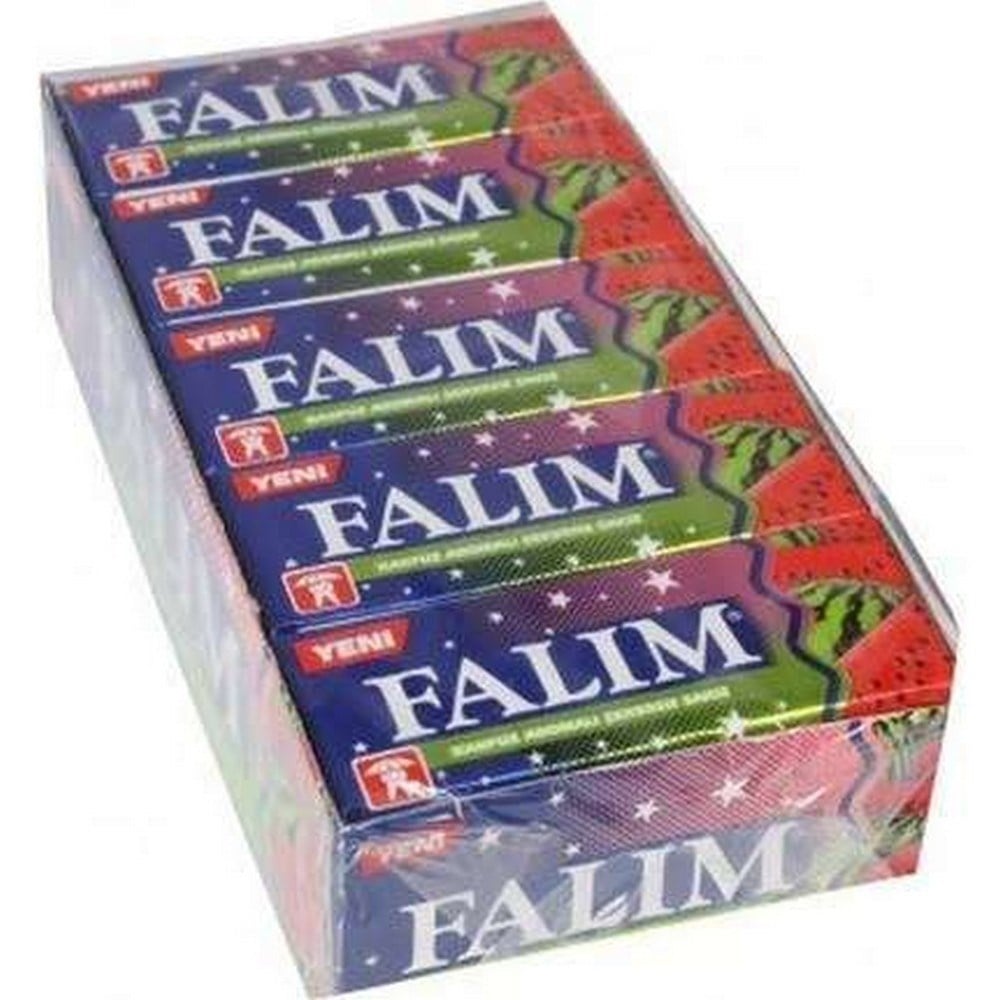 Falım 5 li Karpuz Aromalı Şekersiz Sakız x20 li Paket