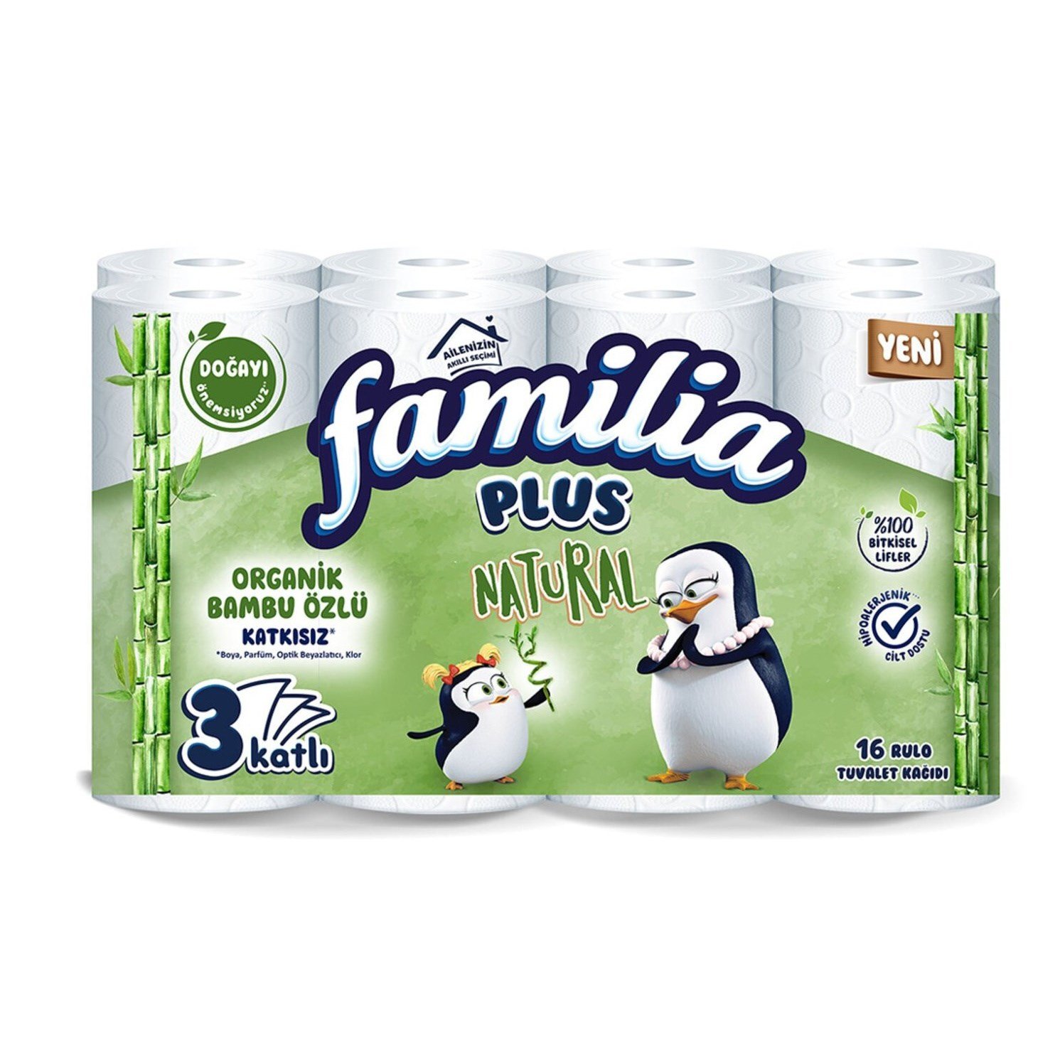Familia Natural 16 lı Tuvalet Kağıdı x3 lü Koli