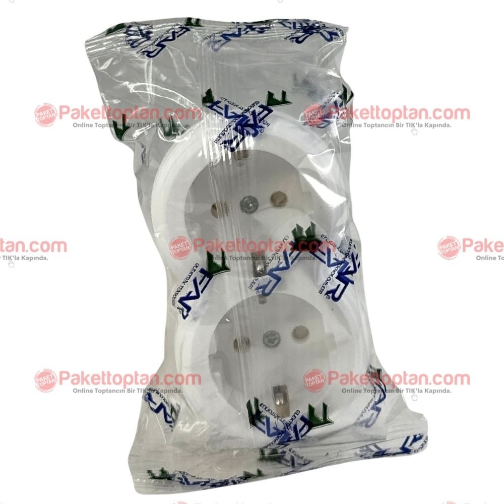 Far 2 li Fiş Priz Çoklayıcı Nilüfer (Dikey Tip)
