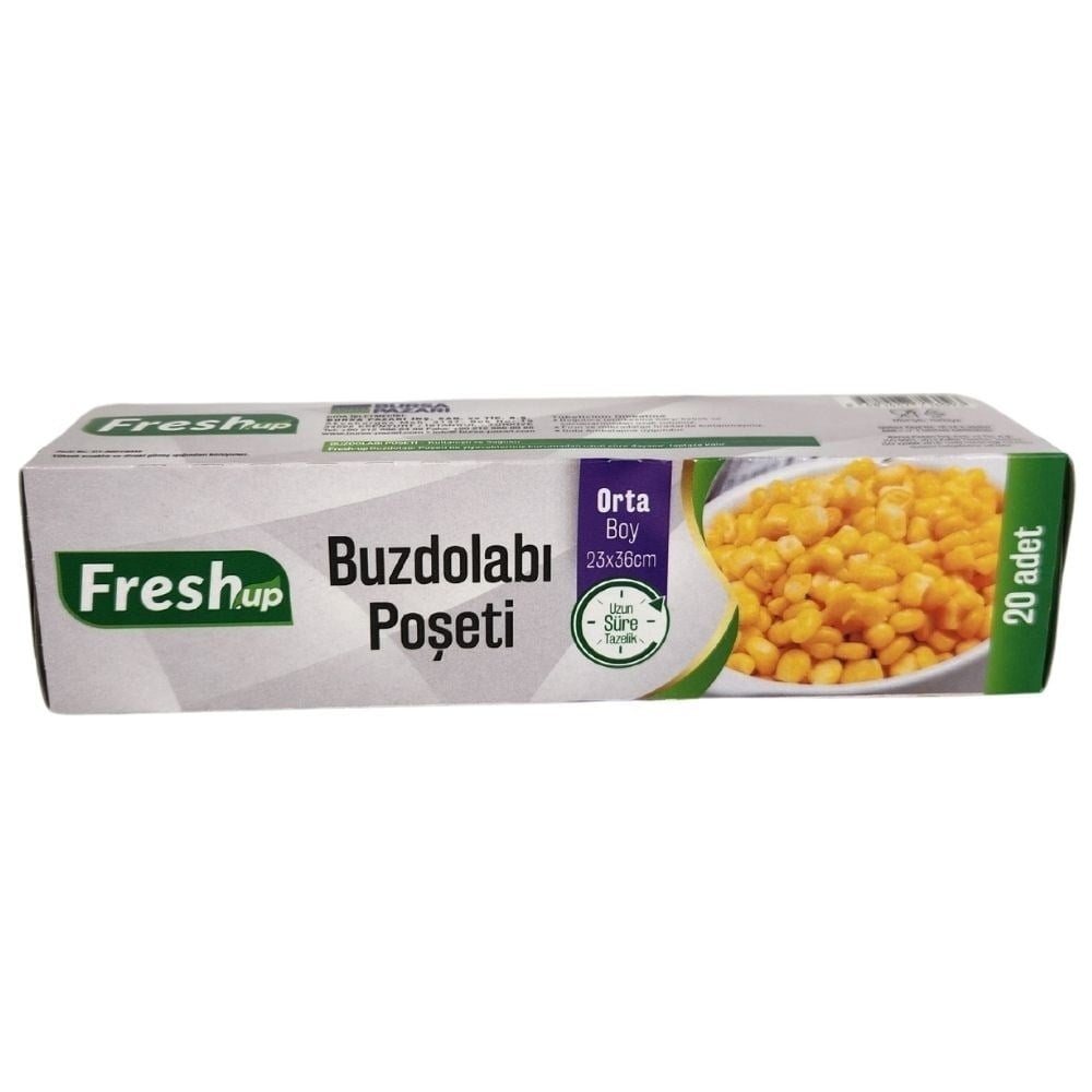 Fresh Up Buzdolabı Poşeti Orta Boy 23x36 Cm 20 Adet