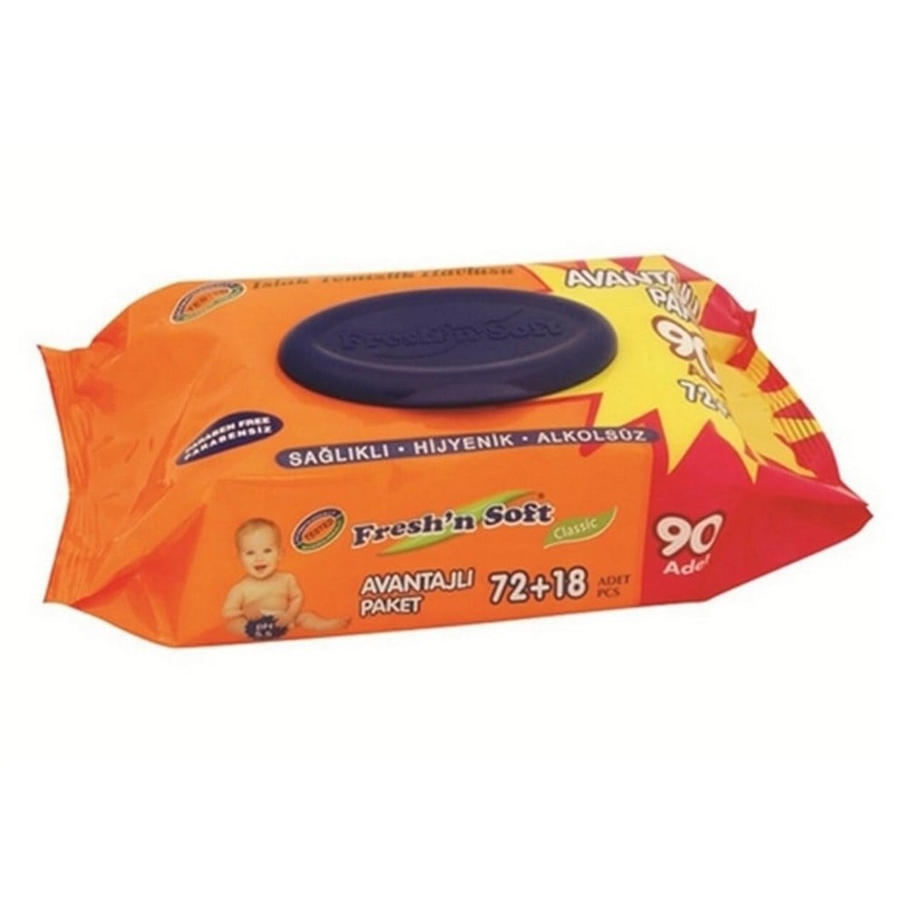Freshn Soft 90 lı Islak Bebek Havlusu