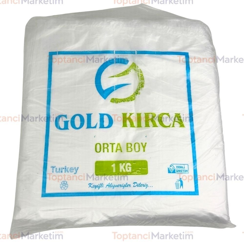 Gold Kırca Hışır Poşet Orta Boy
