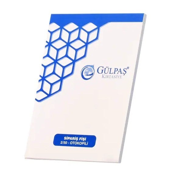 Gülpaş Sipariş Fişi 2 Nüsha Otocopy 2/50 x12 li Paket