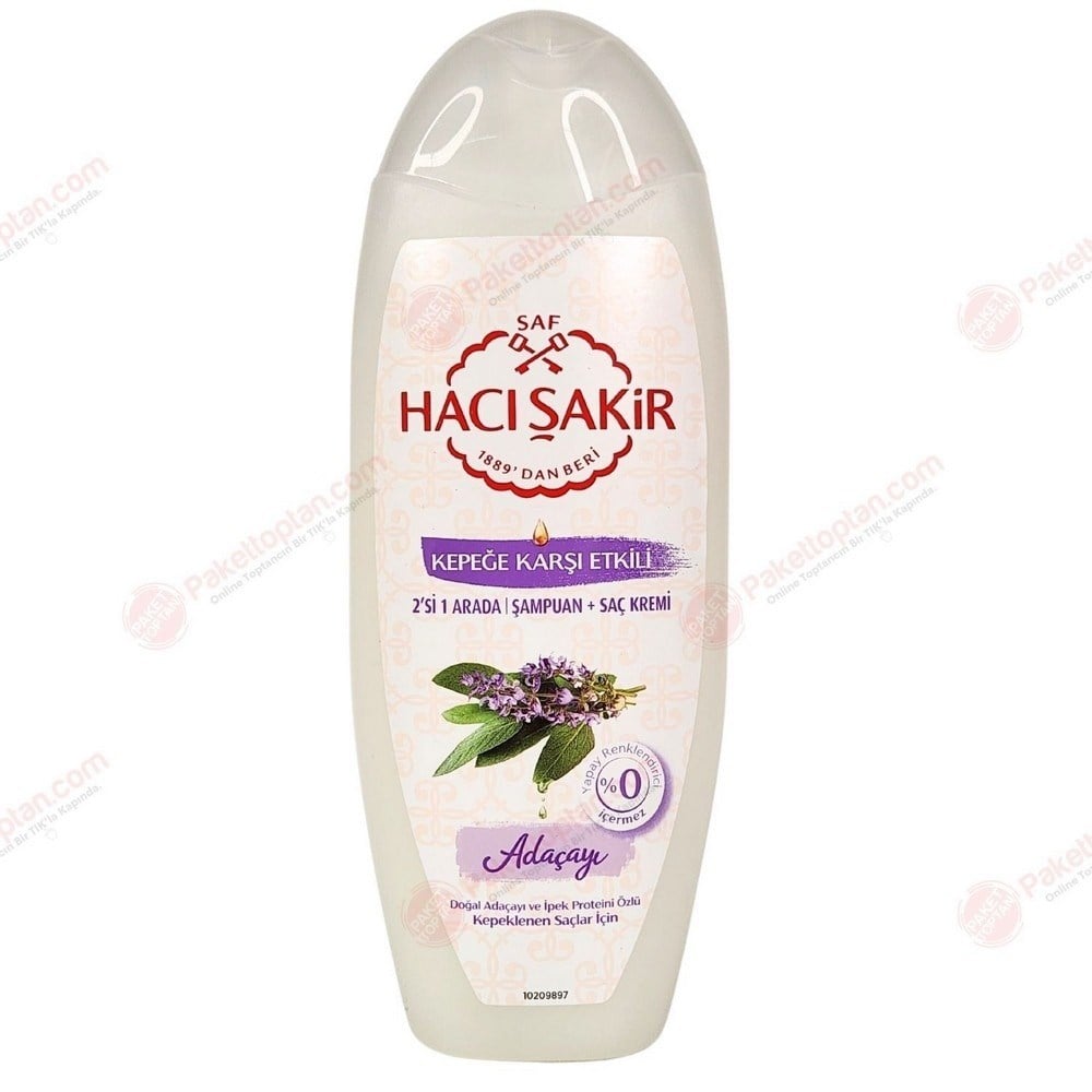 Hacı Şakir 500 Ml 2 si 1 Arada Şampuan Adaçayı